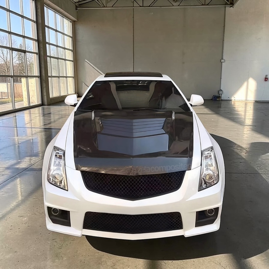 (09'-15') Cadillac CTS-V Carbon Fiber Hood Vented