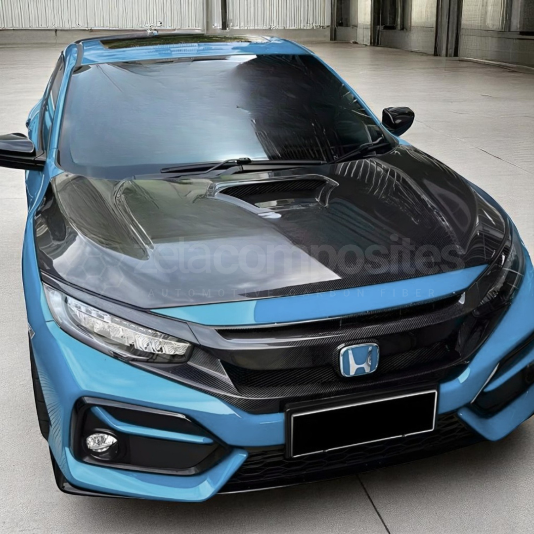 Carbon Fiber OE Style Front Grille for Honda Civic Sedan (2016'-2021')