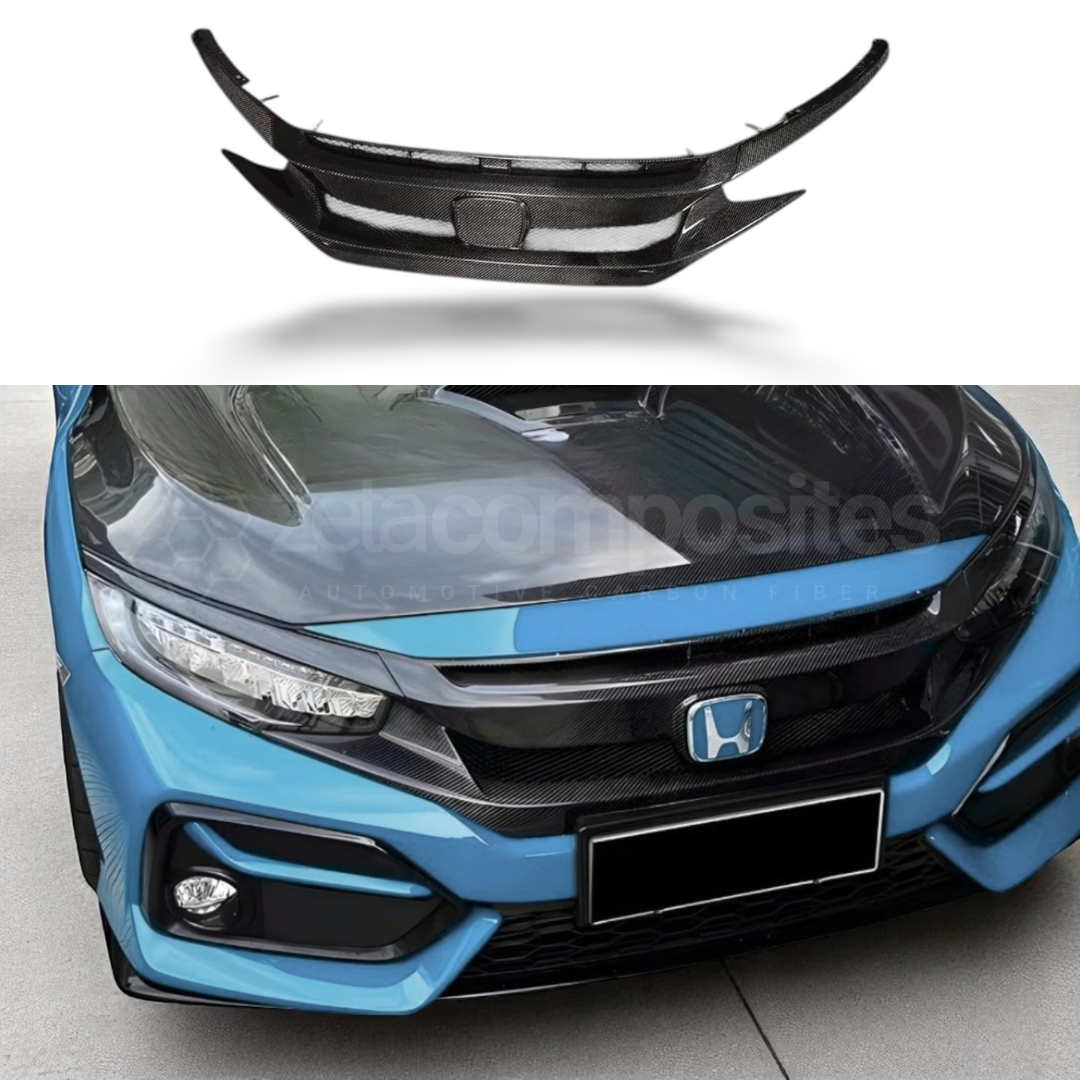 Carbon Fiber OE Style Front Grille for Honda Civic Sedan (2016'-2021')