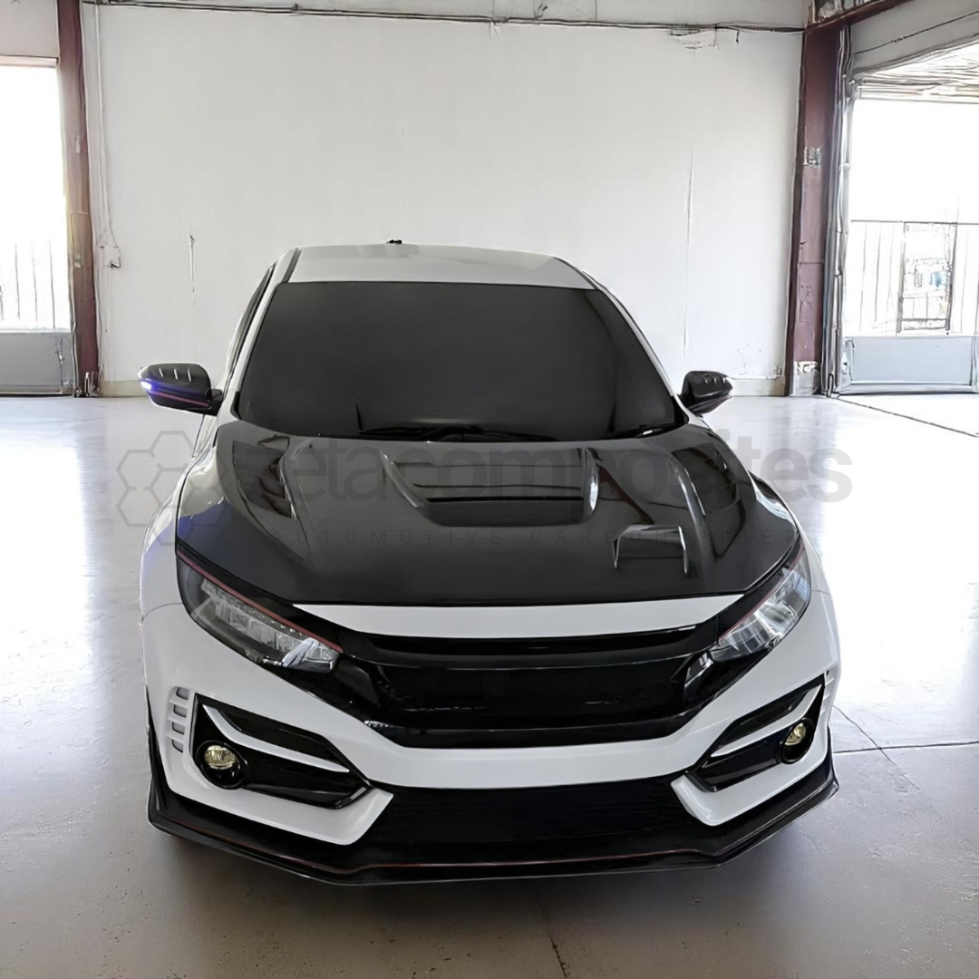 Carbon Fiber Hood for Civic FK7 FK8 Track Style (2016'-2021')