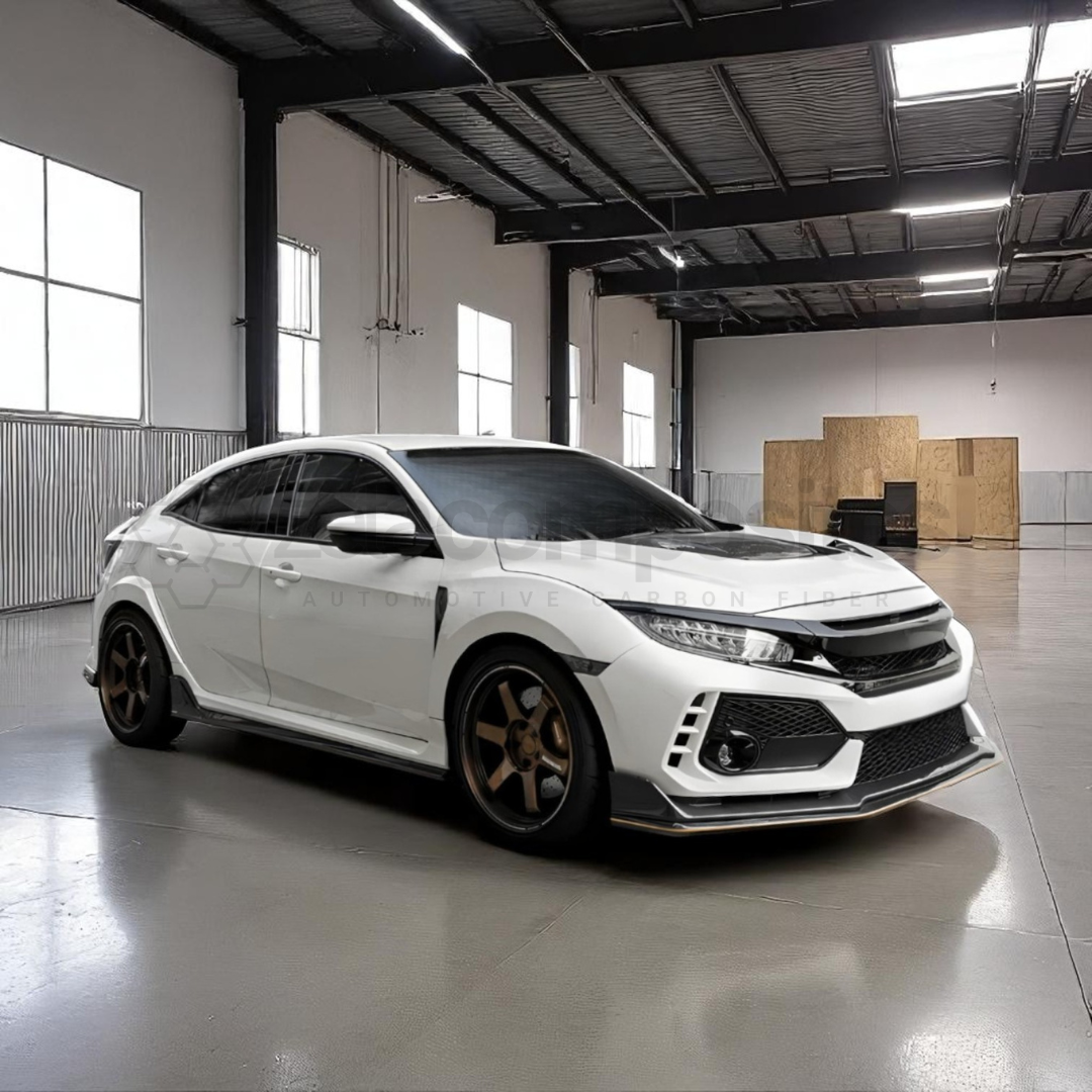 OEM Style Carbon Fiber Side Skirts for Honda Civic Type R FK8 (2016'-2021')
