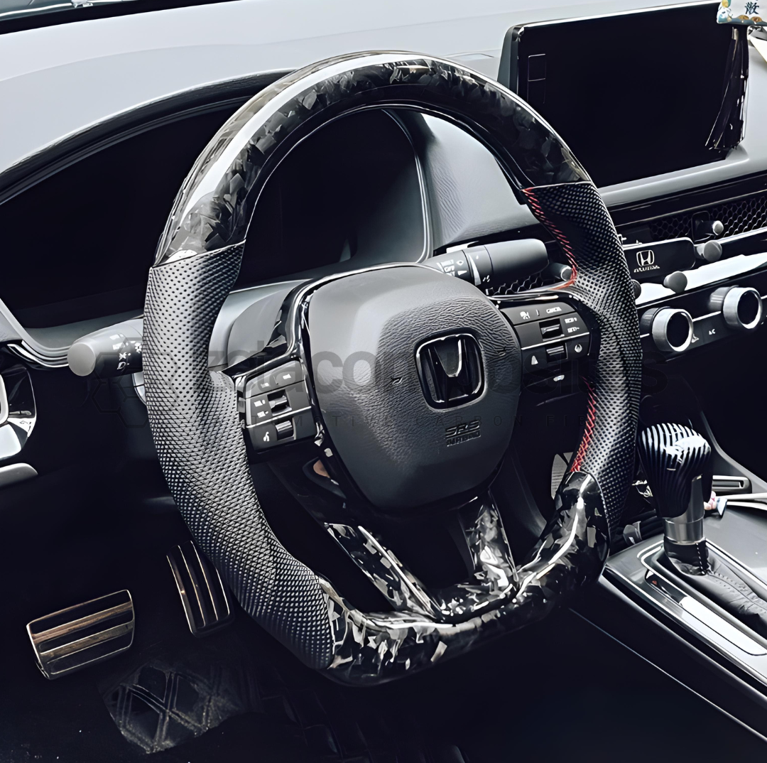 (2022'+) Civic / Accord / Integra Carbon Fiber Steering Wheel
