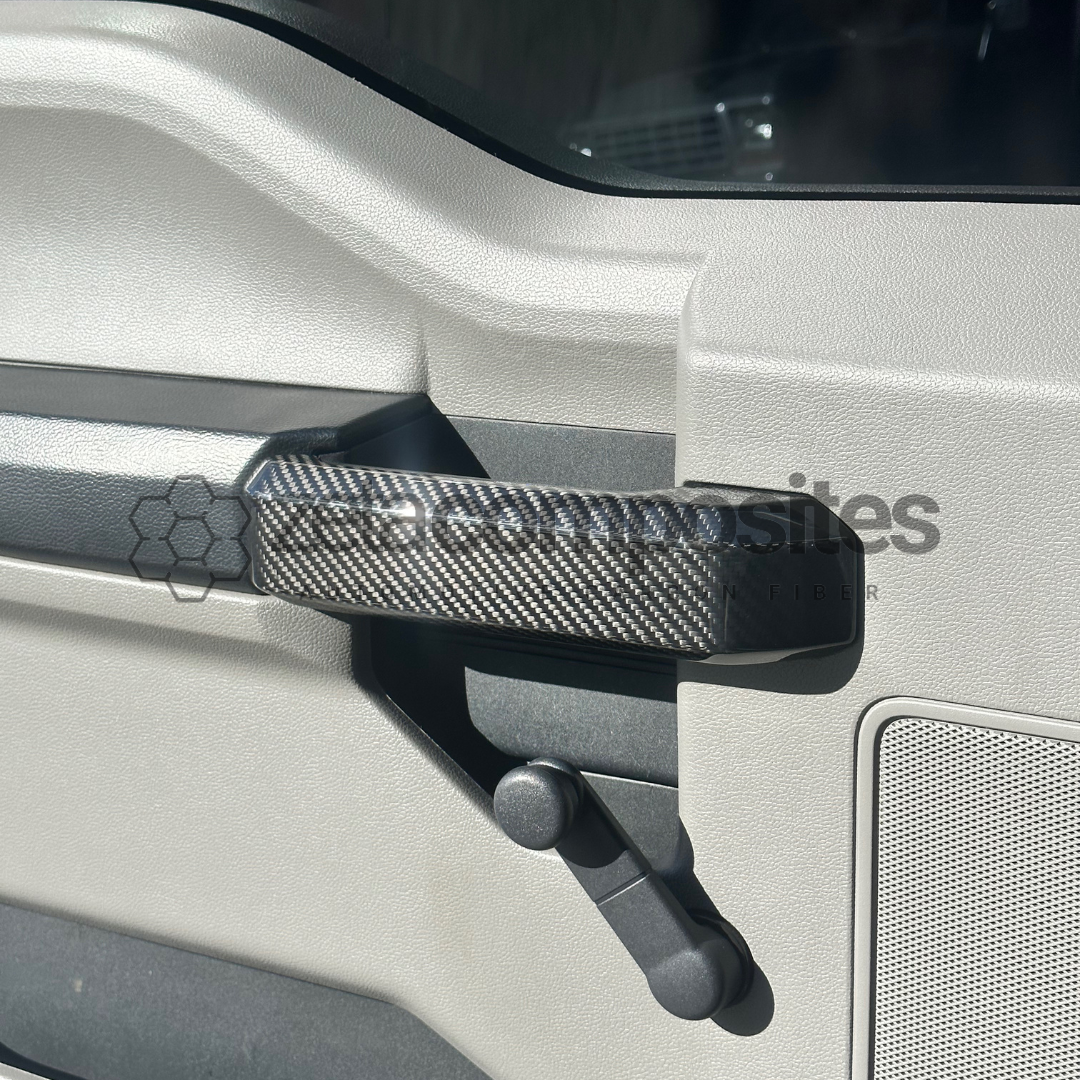 Carbon Fiber Interior Door Handle Covers for Ford F150 / Raptor (2015'-2020')