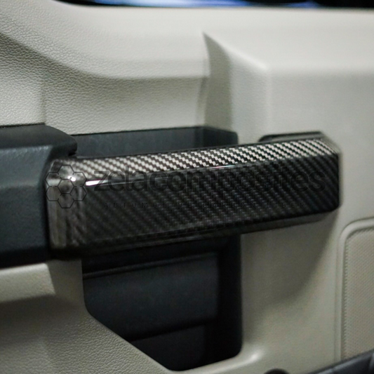 Carbon Fiber Interior Door Handle Covers for Ford F150 / Raptor (2015'-2020')
