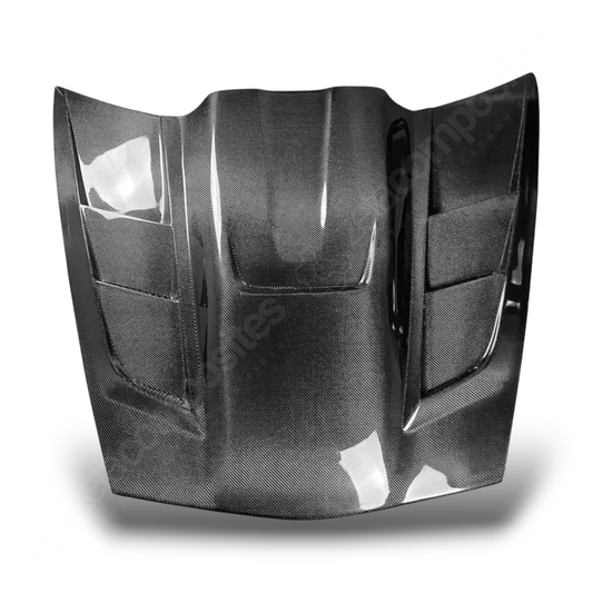 (2005'-2013') C6 Corvette Carbon Fiber Hood & Fenders - 1320 Style