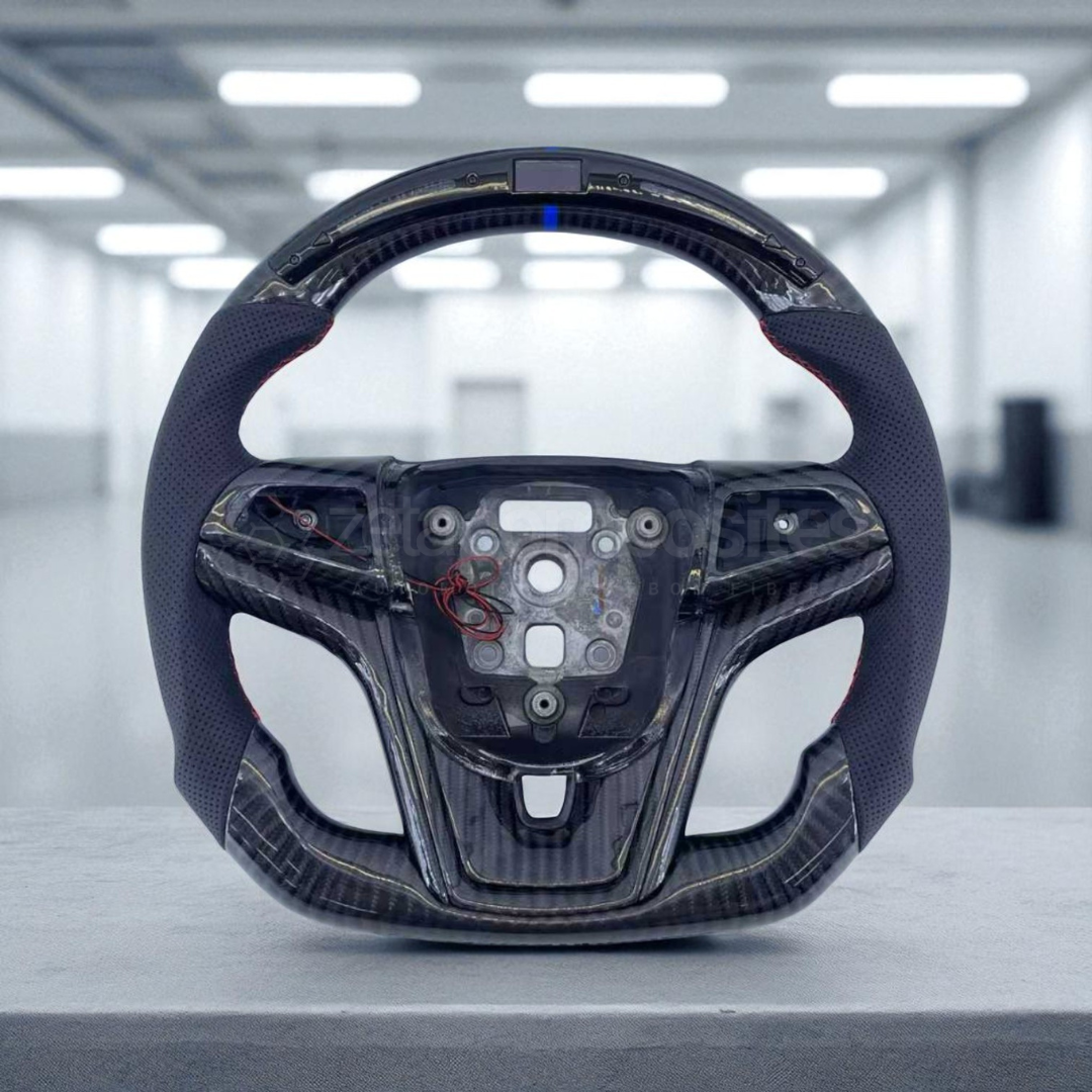 Carbon Fiber Steering Wheel for 2012-2015 Camaro (Carbon Button Frame Included)