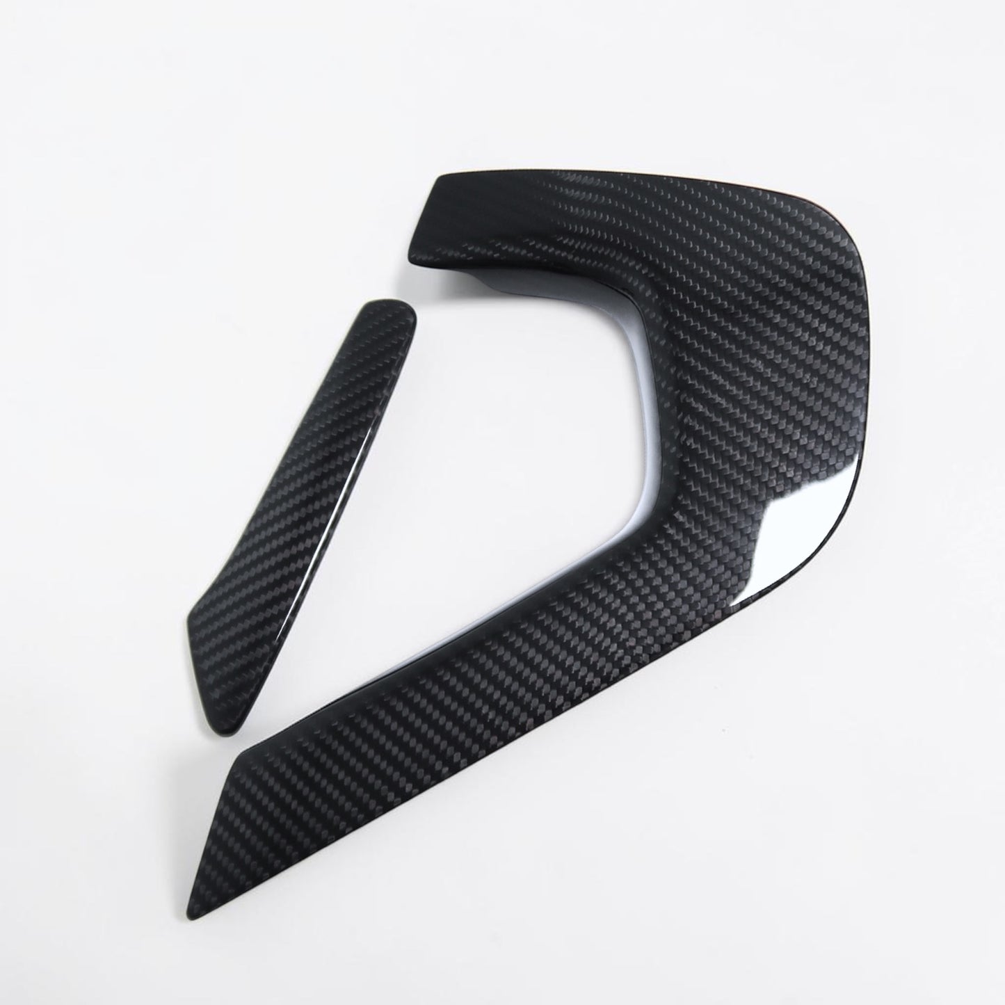 (2014'-2019') C7 Corvette Carbon Fiber Console Grab Handle Cover