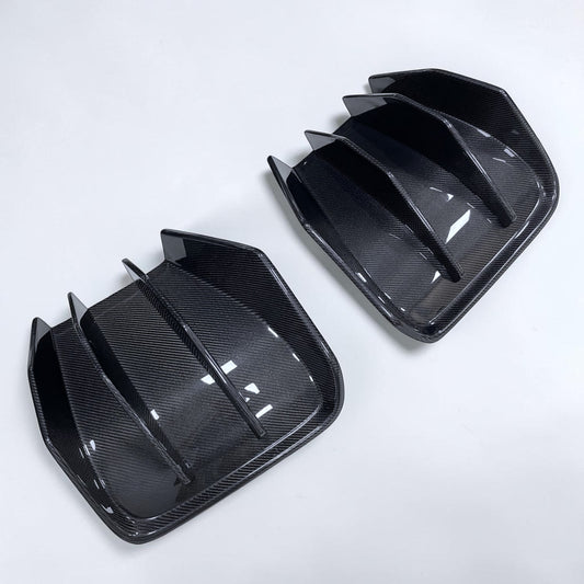 (2014'-2019') C7 Corvette Carbon Fiber Diffuser 2 Pc Add-On