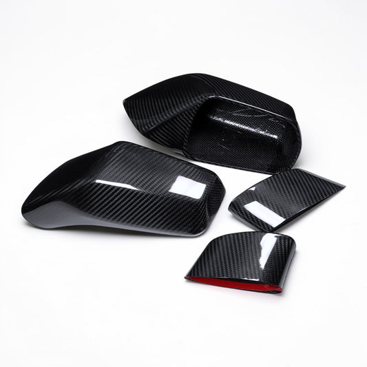 (2014'-2019') C7 Corvette Dry Carbon Fiber Mirror Cap Housing Covers