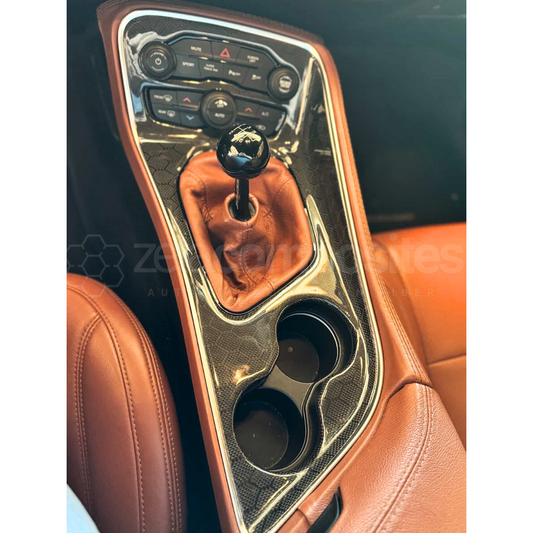 Carbon Fiber Center Console Kit for Dodge Challenger (15'-23')
