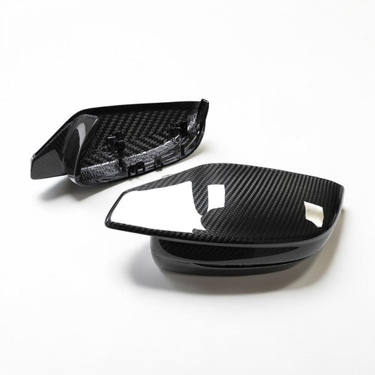 (2021'+) BMW G80/G82/G83/G87 Dry Carbon Fiber Mirror Cap Replacement Set