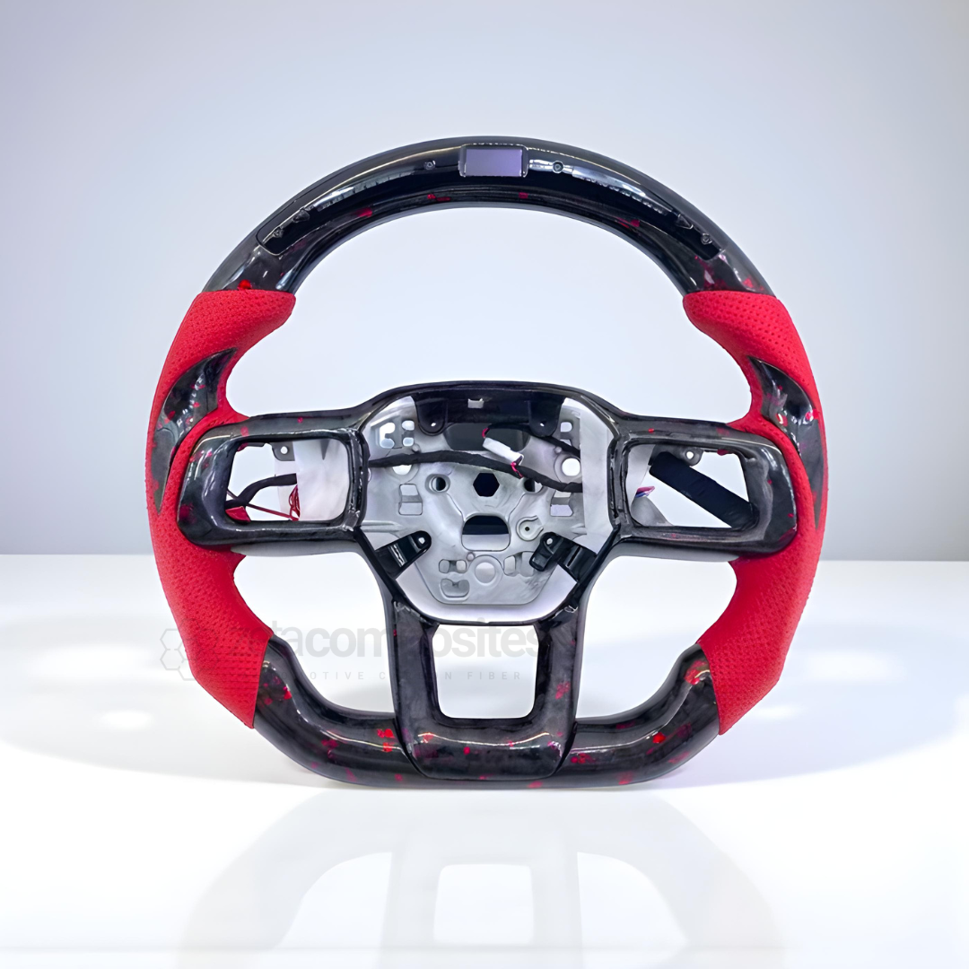 Carbon Fiber Steering Wheel for 2024+ Mustang S650