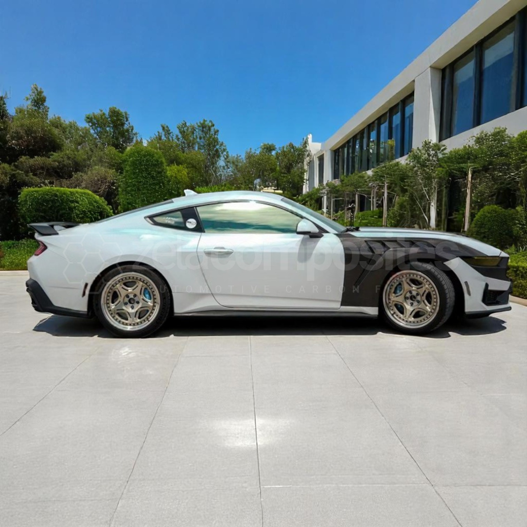 2024 + Ford Mustang S650 GTD Style Carbon Fiber Front Fenders Pair