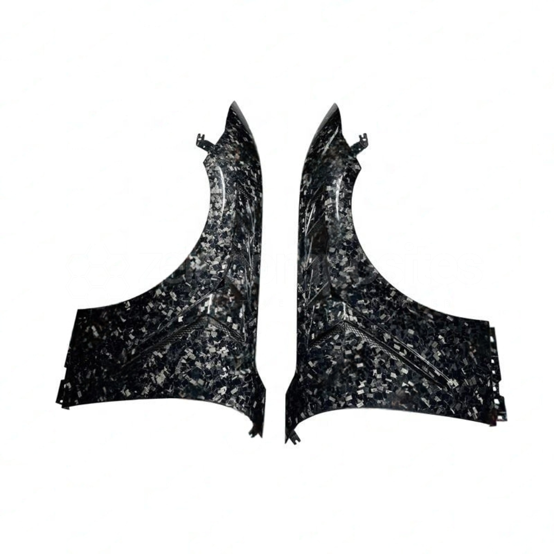 2024 + Ford Mustang S650 GTD Style Carbon Fiber Front Fenders Pair