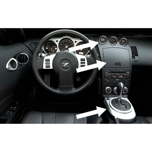 Carbon Fiber Interior Direct Replacement for Nissan 350z