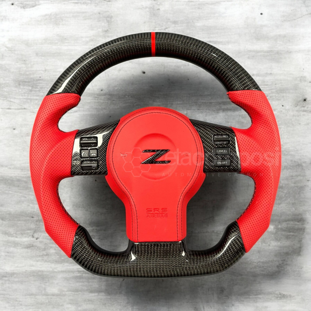 350z carbon fiber steering wheel
