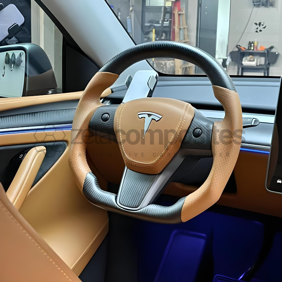 Carbon Fiber Steering Wheel for Model 3 | Y