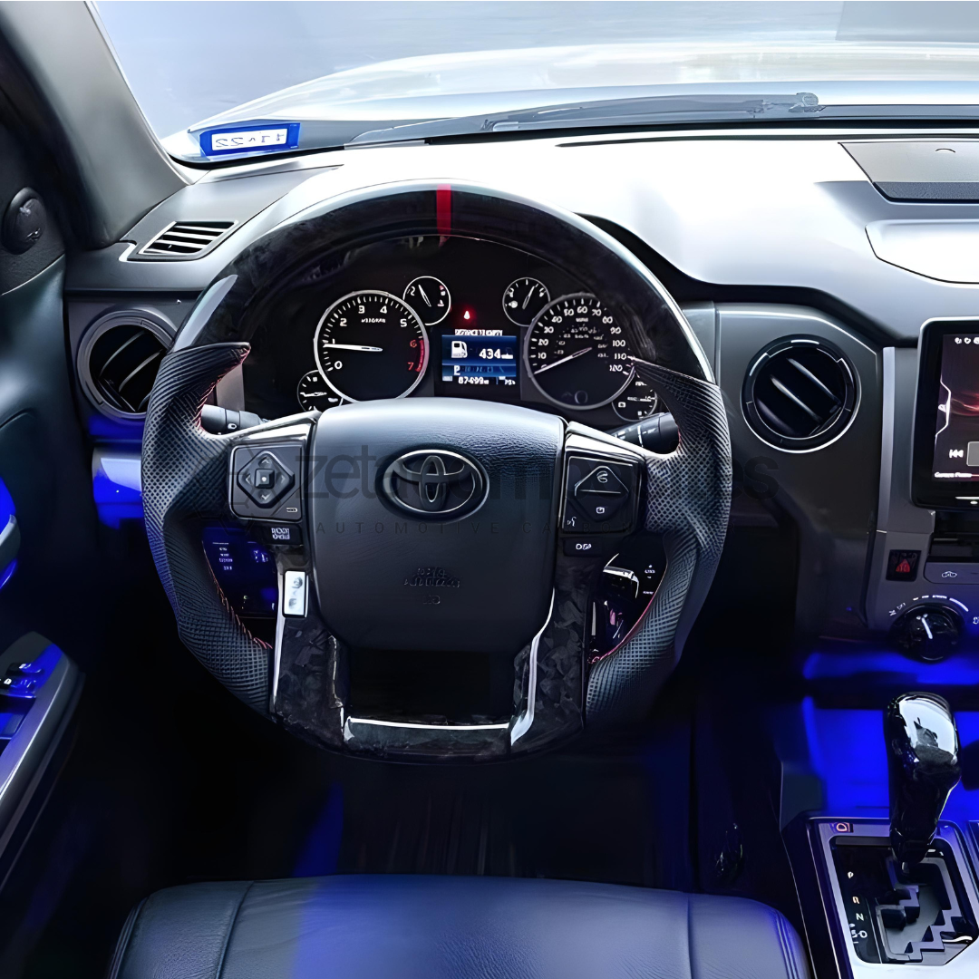Carbon Fiber Steering Wheel Compatible with Tundra/Tacoma/4runner