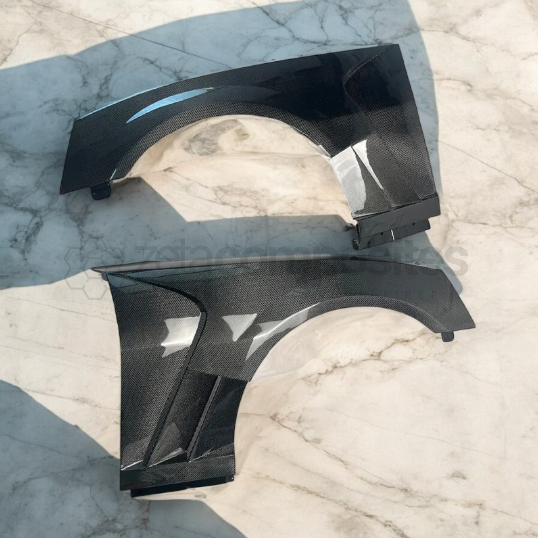 2010-2015 Camaro Carbon Fiber Fenders Vented Pair