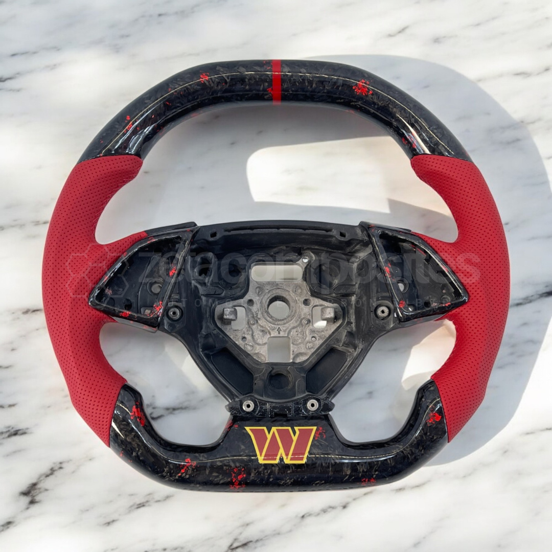 Carbon Fiber Steering Wheel for 6th Gen Camaro SS | ZL1 | RS (2016'-2024')