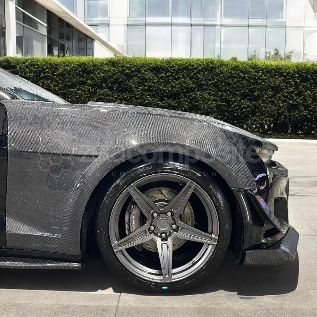 2016-2023 Camaro Carbon Fiber Vented Fenders Pair