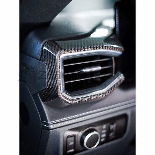 Carbon Fiber Interior Dash Trim Pair Mustang 2024+ S650