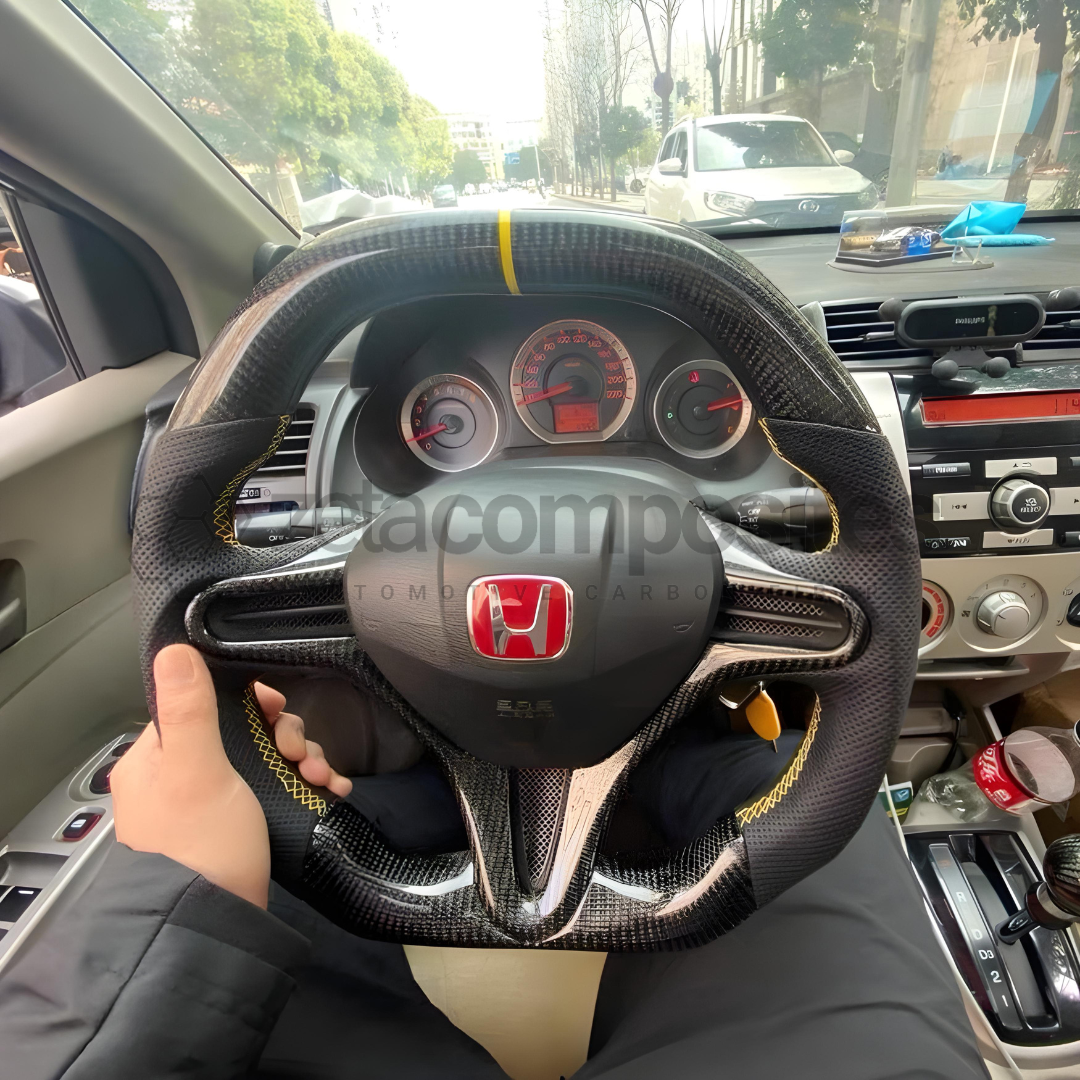 (2006'-2011') Honda Civic Carbon Fiber Steering Wheel