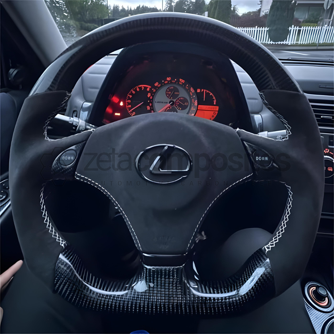 Carbon Fiber Steering Wheel for 1998-2005 Lexus IS
