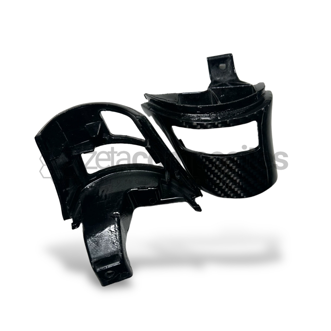 Carbon Fiber Button Trim Replacements for Corvette C6