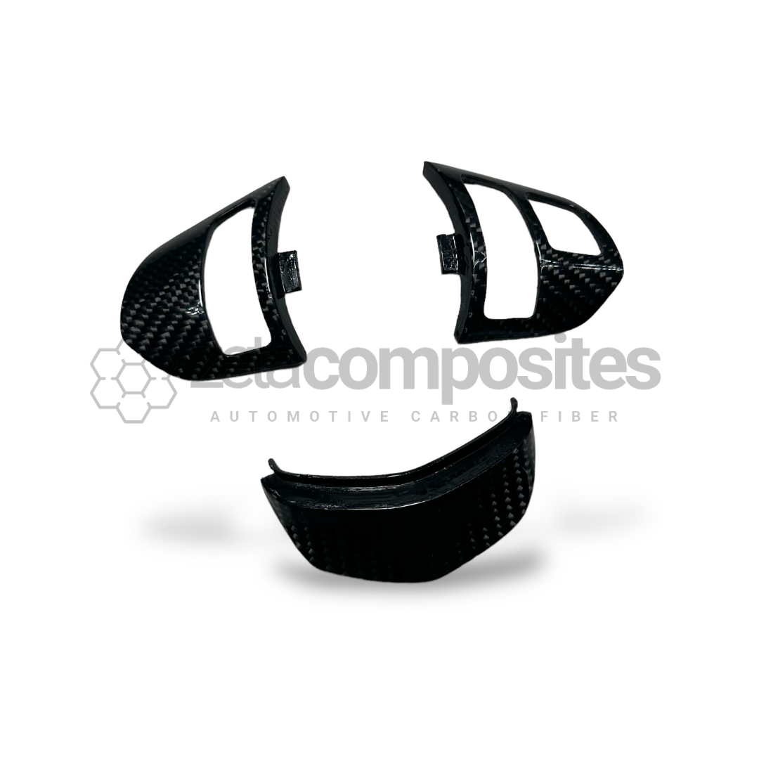 Carbon Fiber Button Trim Replacements for Corvette C6
