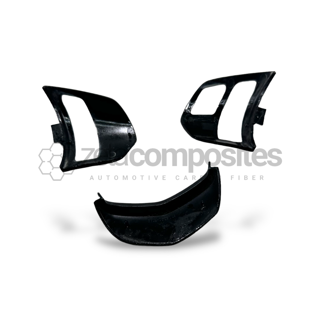 Carbon Fiber Button Trim Replacements for Corvette C6