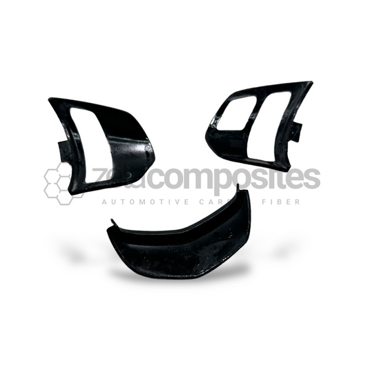 Carbon Fiber Button Trim Replacements for Corvette C6