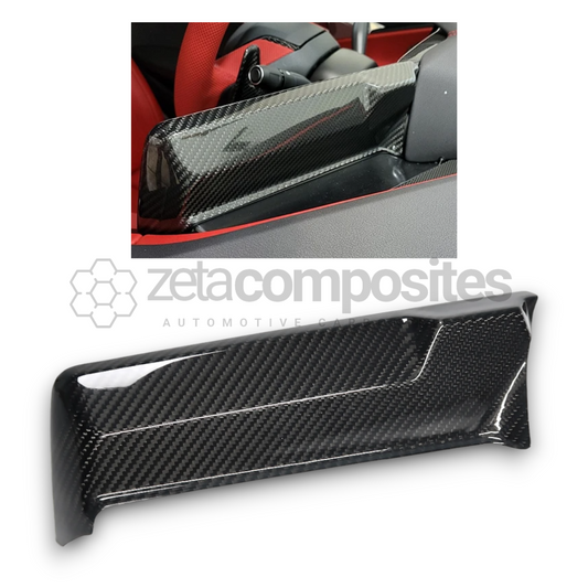 Carbon Fiber Gps Navigation Screen Cover for Corvette C8