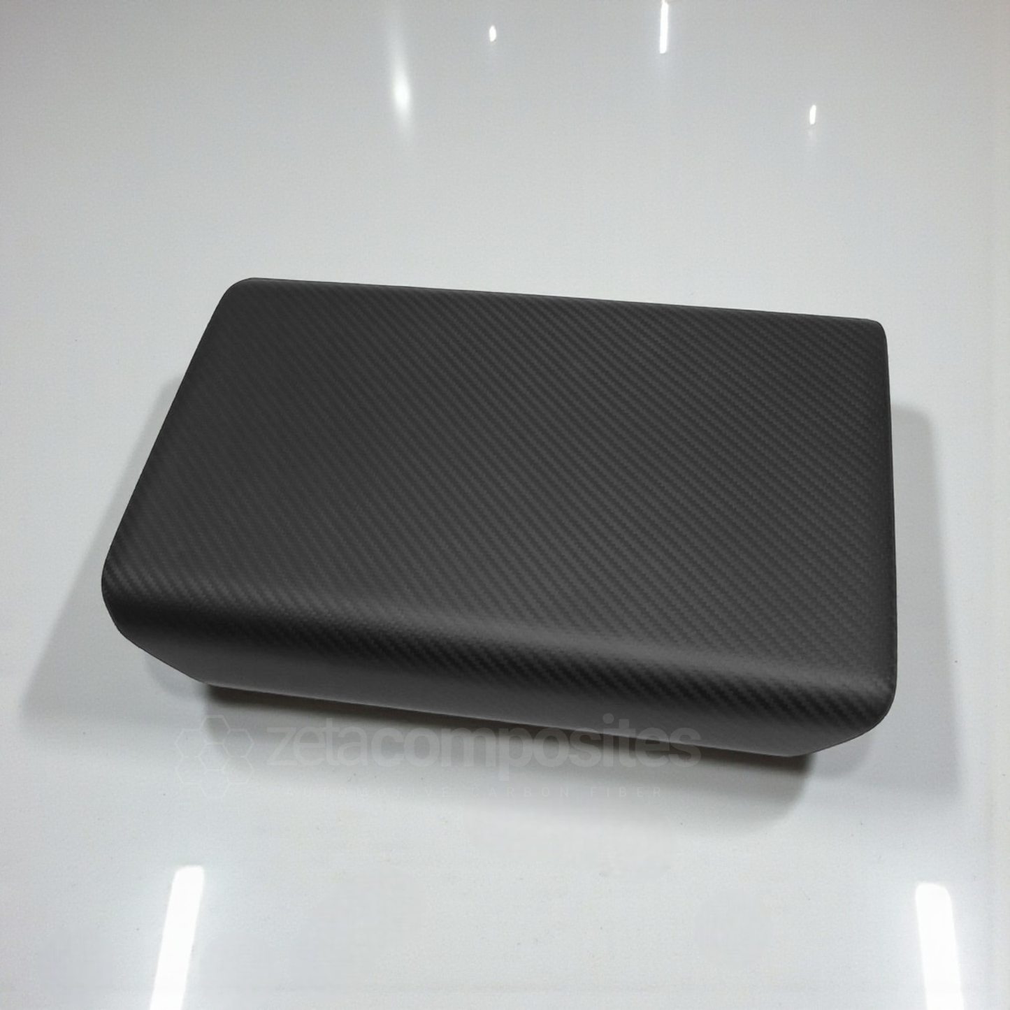 Carbon Fiber Center Console Lid Cover for Tesla Model 3 Highland (2024'+)