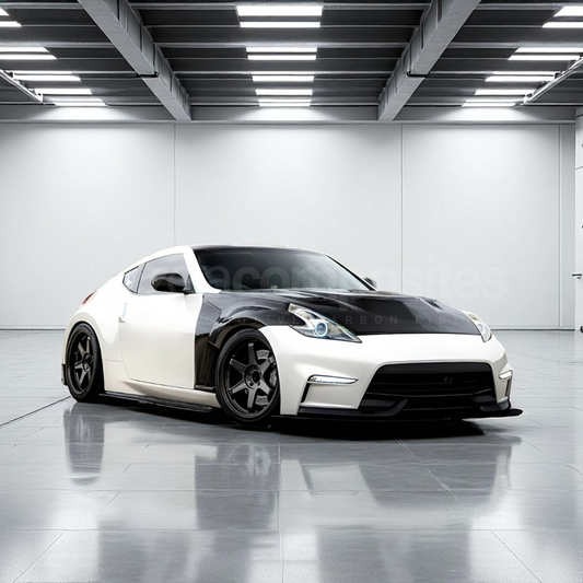 Carbon Fiber Fenders Vented Style for Nissan 370z