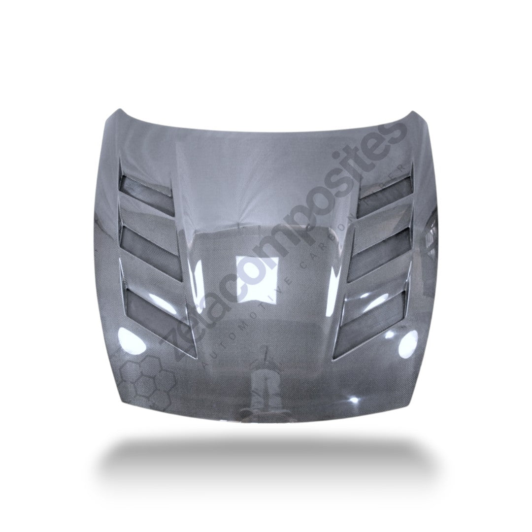 Carbon Fiber Hood Triple Vented Style for Nissan 370z