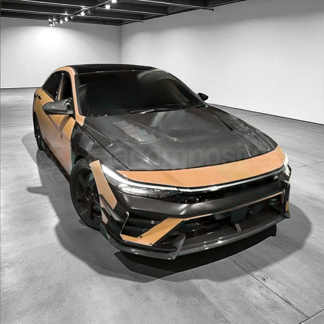 Carbon Fiber Hood for Hyundai Elantra CN7 Vented (2021+)