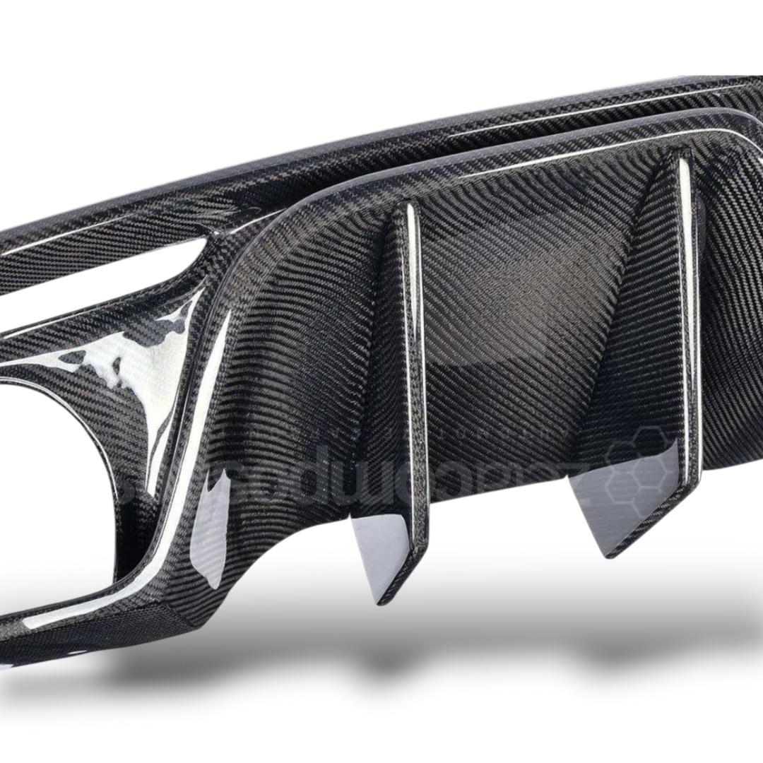 Carbon Fiber Diffuser Rear Valance for Mustang (2015'-2017')