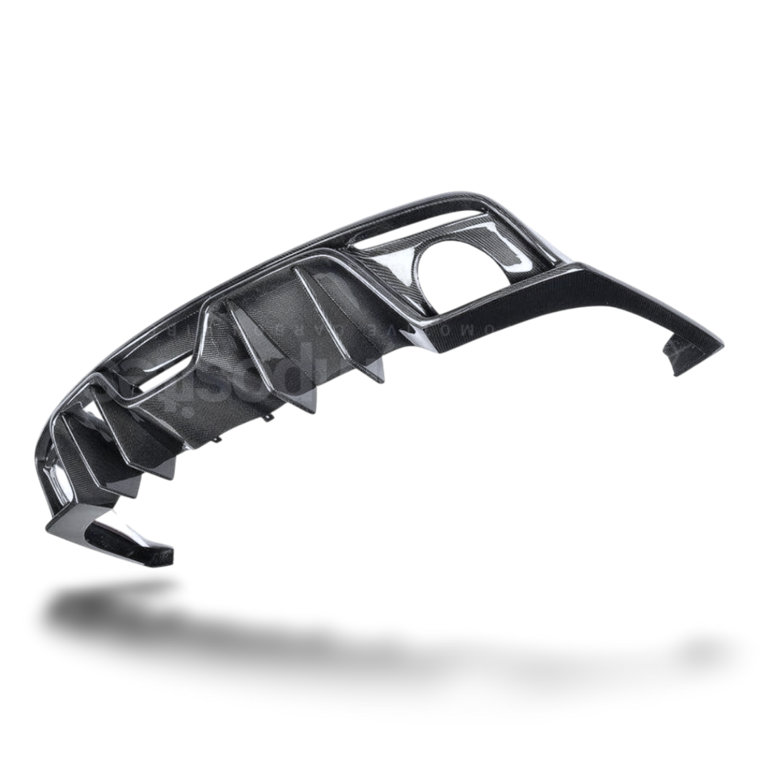 Carbon Fiber Diffuser Rear Valance for Mustang (2015'-2017')