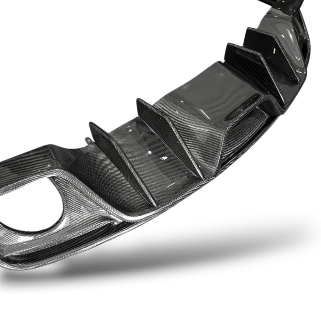 Carbon Fiber Diffuser Rear Valance for Mustang (2015'-2017')