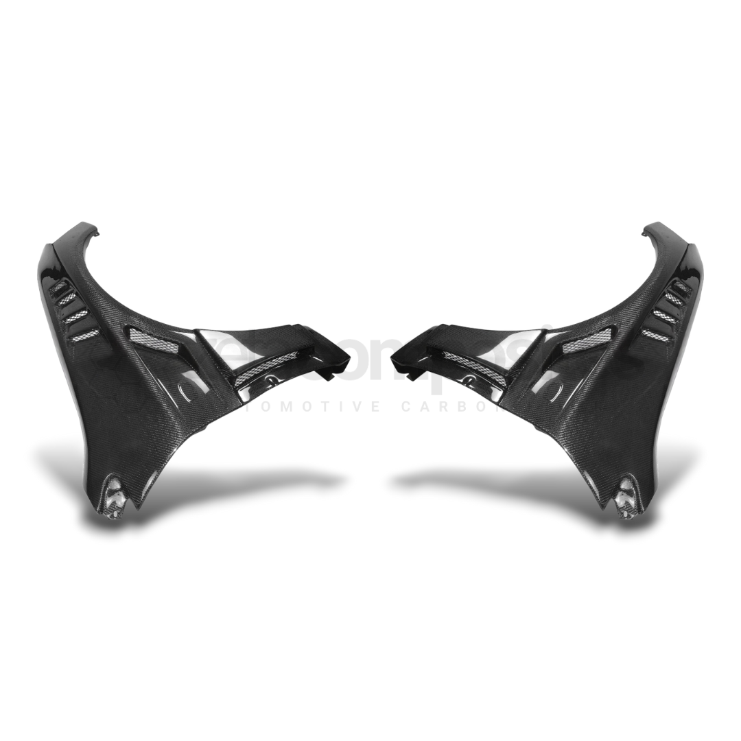 Carbon Fiber Fenders Track Style for Mitsubishi Evo 7 8 9