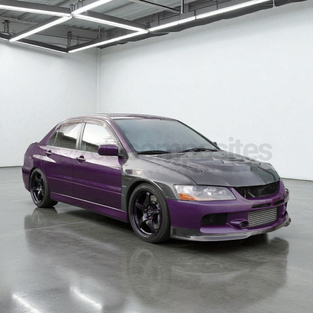 Carbon Fiber Vented Fenders for Evo 7 8 9