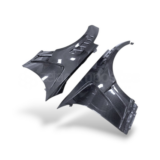 Carbon Fiber Fenders Track Style for Nissan 350Z - Vented