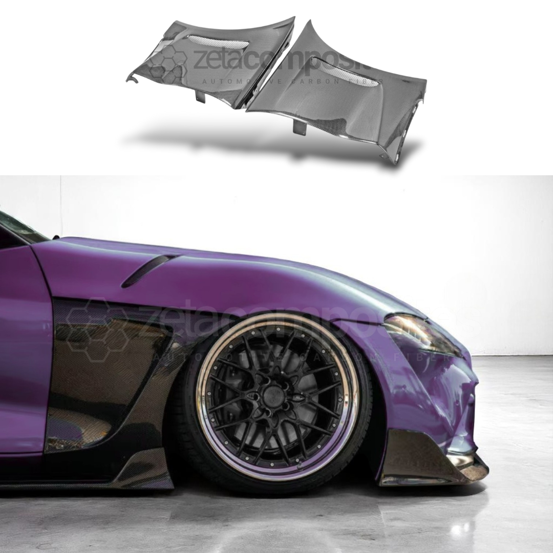 Carbon Fiber Fenders Vented for Supra A90 MKV