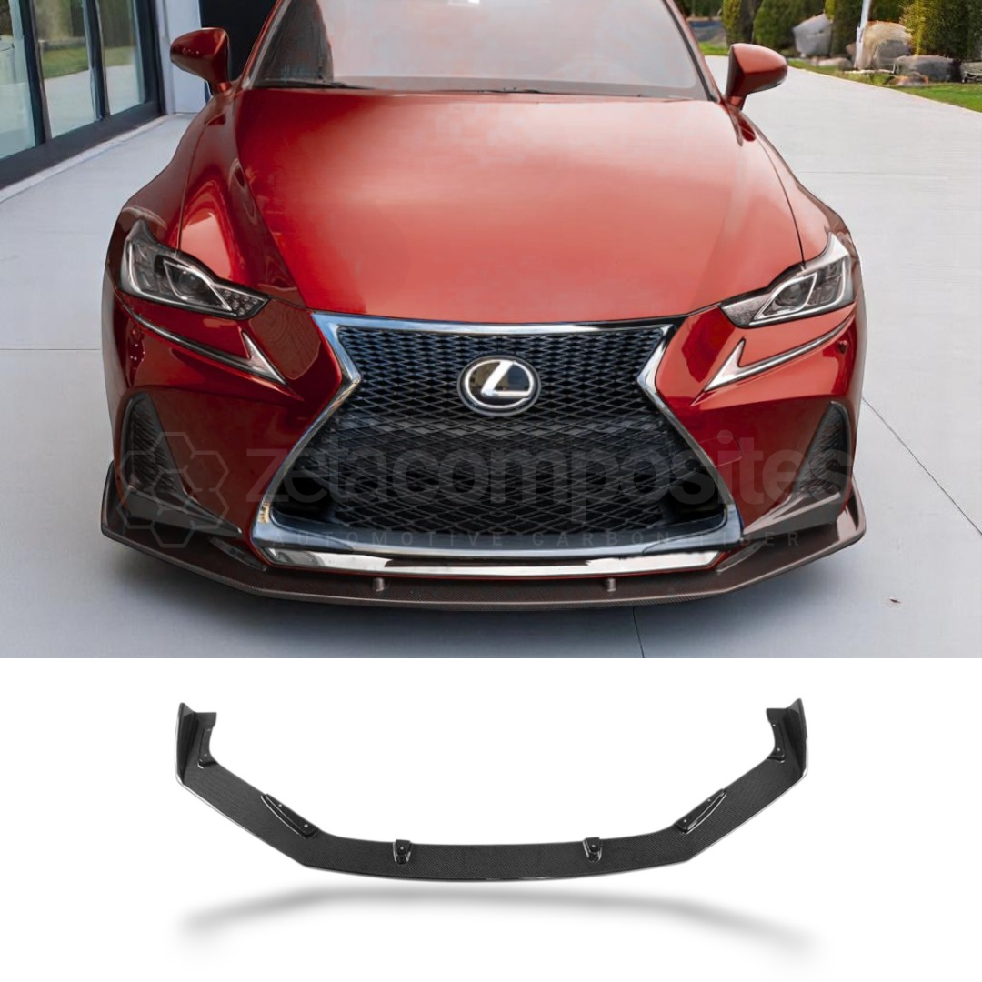 Carbon Fiber Front Lip for Lexus IS300 | IS350 | 2015+ RC F