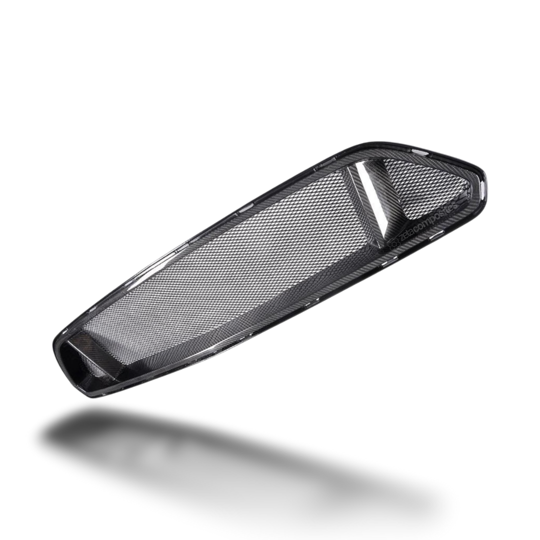 Carbon Fiber Grille Replacements Upper + Lower for Mustang 2015'-2017'
