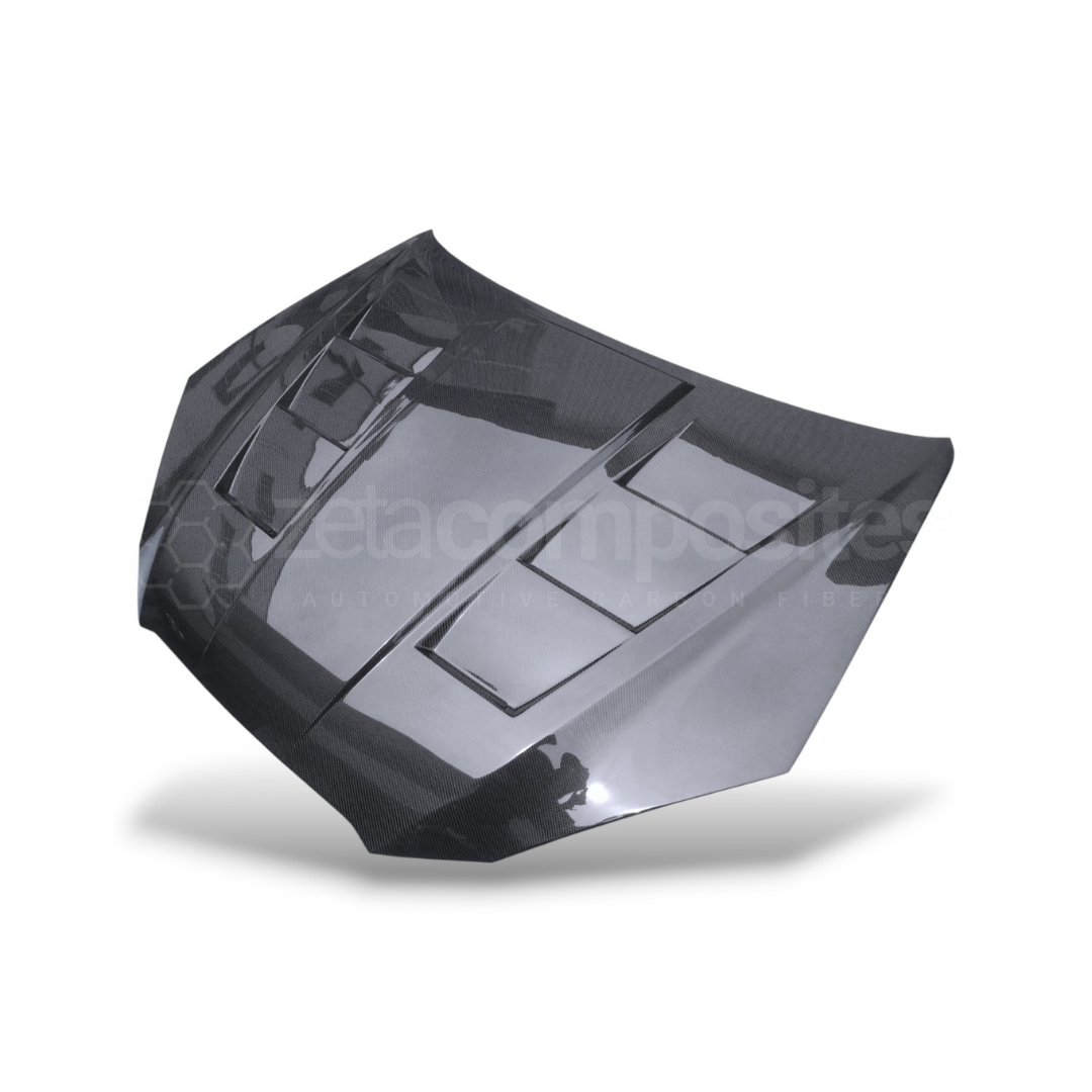 Carbon Fiber Hood Track Style for Hyundai Genesis Coupe (2010'-2012')