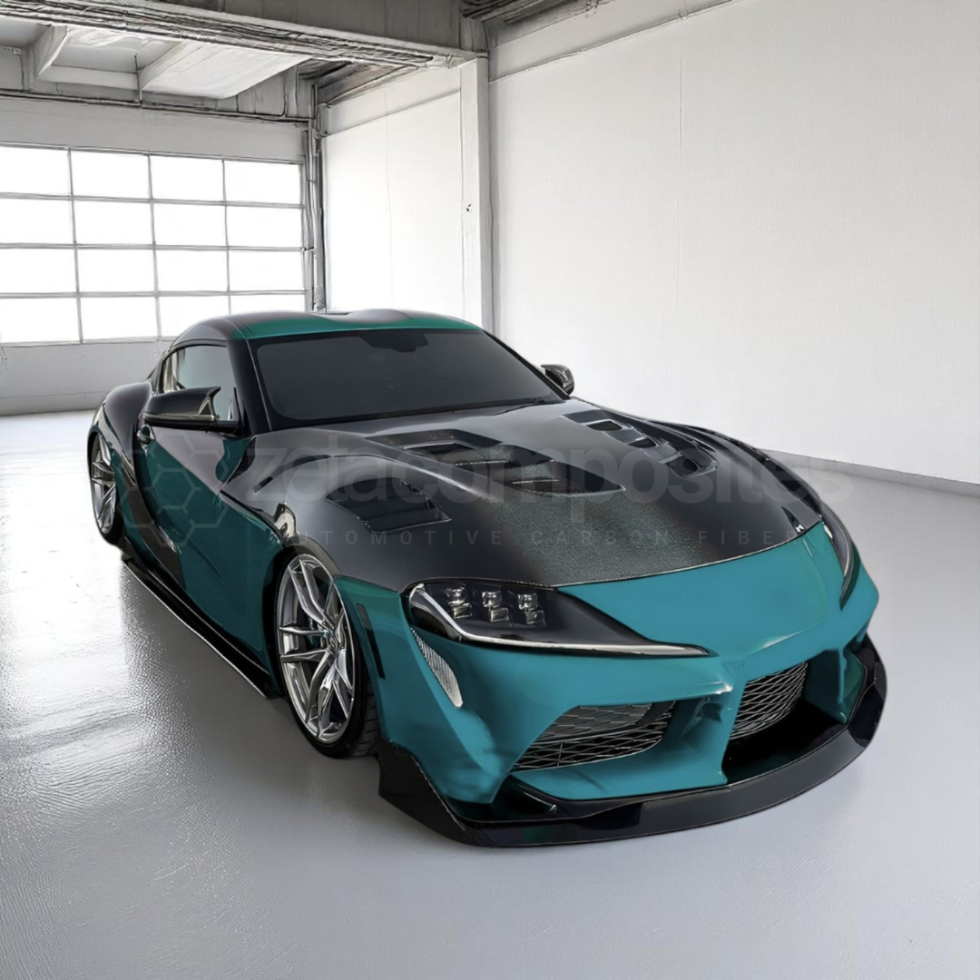 Carbon Fiber Hood Triple Vented for Toyota Supra A90 MkV