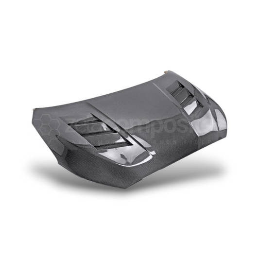 Carbon Fiber Hood Vented Style for Hyundai Veloster (2019'-2022')