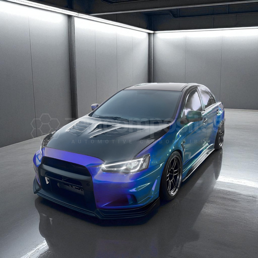 Carbon Fiber Hood Vented for Mitsubishi Lancer EVO X (08'-15')